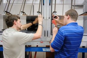 Model alignment in a low-speed wind tunnel